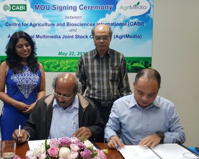 AgriMedia signs MoU with CABI-SEA to address climate change in Vietnam