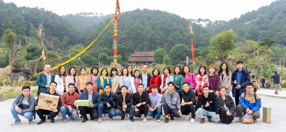WeatherPlus tổ chức khai xuân kết hợp đào tạo đầu năm tại chùa Địa Tạng Phi Lai